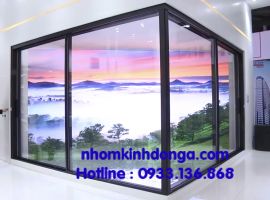 CỬA ĐI LÙA  SLIM CHUYỂN GÓC GIẢI PHÁP ĐỒNG BỘ HOPO