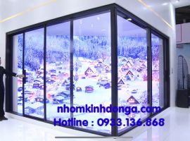 CỬA ĐI LÙA  SLIM CHUYỂN GÓC GIẢI PHÁP ĐỒNG BỘ HOPO